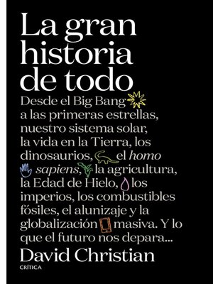 cover image of La gran historia de todo